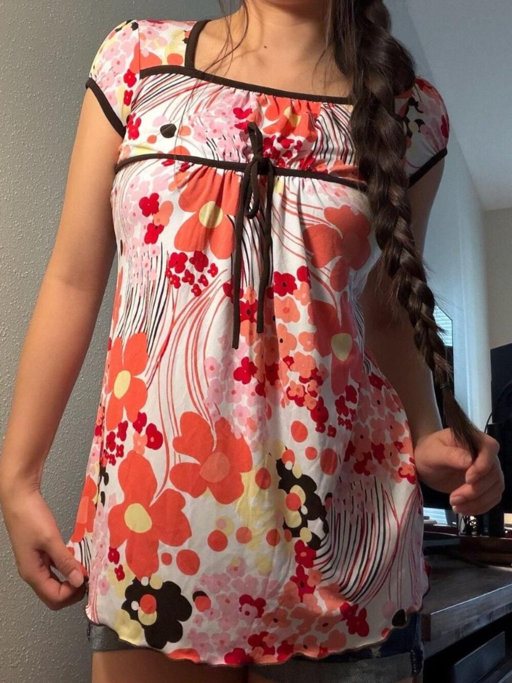Speechless babydoll tunic